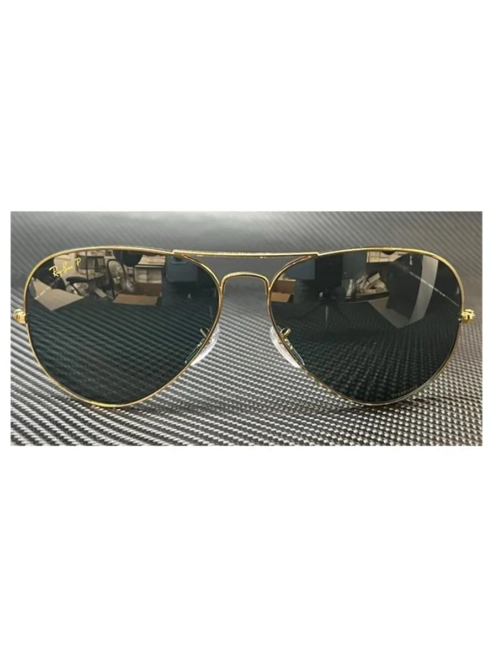 New Ray Ban Men  Legend Gold Sunglasses  62- 14- 140